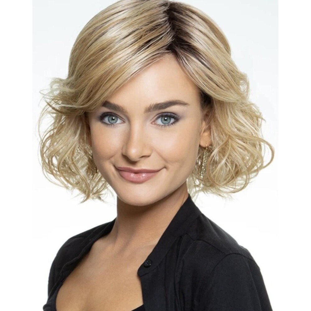 Hairdo Wave It Off Bob Wig Medium Rooted Wheat Blonde Heat Friendly Synthetic
